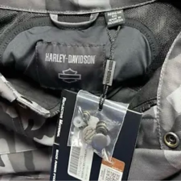 Harley Davidson HD Mens Operative CE Approved Riding Shirt Jacket 97152 4XL NEW - Picture 4 of 14